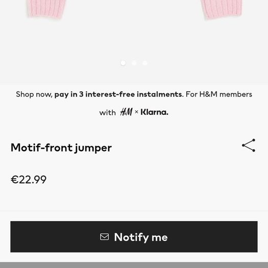 Carebear jumper RRP 23 euro