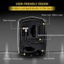 NEW SALE | Digital Tyre Inflator, Portable Air Compressor Car Tyre Pump with 3 Nozzle Adaptors and Digital LED Light, 12V Rapid Tyre Inflator Air Compressor for Car Tires and Other Inflatables Image 4