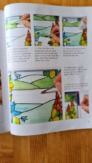 Classic Glass Painting. By Judy Balchin. Inspiration From  The Past. In Good Condition. Large Volume Paperback.