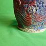 Michael Kennedy Sligo Studio Pottery Vase , Irish Ceramic Art, Ram Horn Handles Image 6