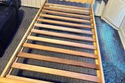 Good Quality Wooden Sleigh Single Bed Frame - Can Deliver
