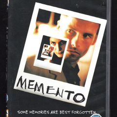 Memento DVD Movie. Staring Guy Pearce, Carrie-Anne Moss and Joe Pantoliano