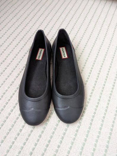 Hunter Original Tour Wellies - Womens Ballet Flats Black size 5UK