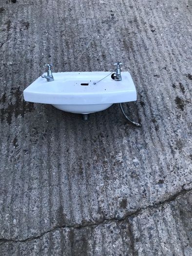 sink and pedestal
