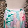 vintage 80s 90s Nicky Ferrari pink floral pleated Midi skirt small postage included Image 8