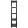 Storage Shelf 5-Tier Black 284x38x170 cm Plastic Image 4