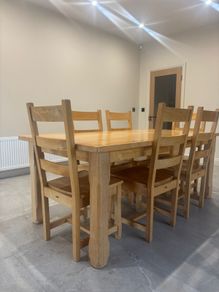 solid Pine Table and Chairs