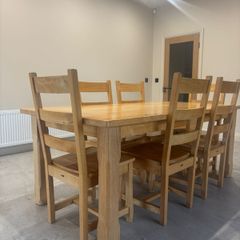 solid Pine Table and Chairs