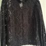 black lace top Image 2
