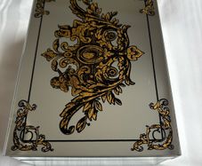 Jewellery Box - Mirror Outside with Design