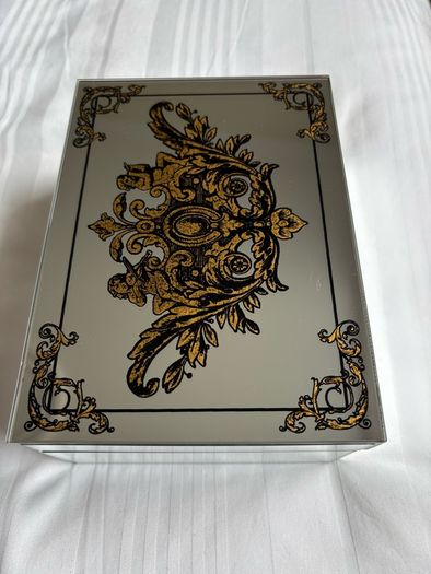 Jewellery Box - Mirror Outside with Design