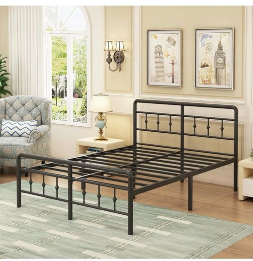 King Size Bed Frame 5ft with Headboard and Footboard