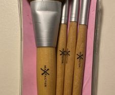 Max Factor 4-piece Travel Make Up Brush Kit Set Brand New