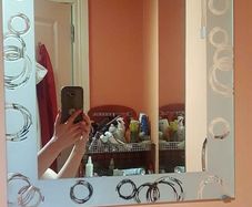 mirror not much used But chipped in two corners