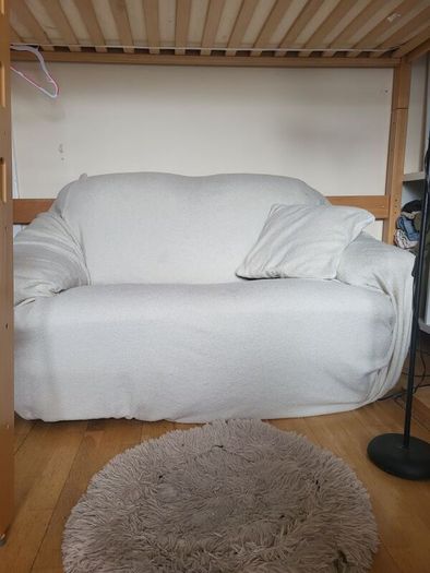 Leather 2 seater sofa