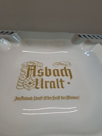 Vintage Asbach Uralt large ashtray