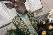christmas regal stag centre piece