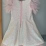Billieblush light pink iridescent girls sequin dress Age 3 BNWT Image 4
