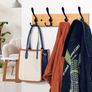 Coat Hooks for Wall - Bamboo Wooden Coat Racks (2 Pack) - Heavy Duty Coat Hooks Wall Mounted - Wall Hanger Wall Hooks and Clothes Hooks (FREE POSTAGE) Image 5