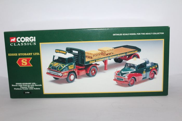 Corgi Eddie Stobart - Morris 1000 Pick Up & Thames Trader Platform