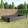Large Raised Beds for Garden,Galvanized Planter,8x4x1 FT Image 3