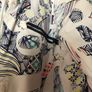Roxy ladies winter snow ski jacket white and multi coloured logo ski jacket Image 4