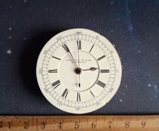 Antique chronometer pocket watch movement