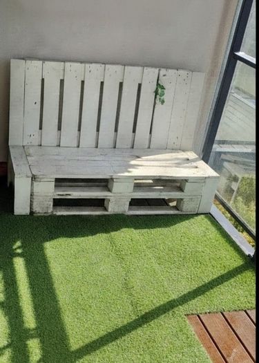 FREE Wooden Pallet Balcony Bench - Complete Patio Set Bundle (Dublin 13)