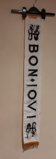 Bon jovi original rock concert banner/scarf 1988