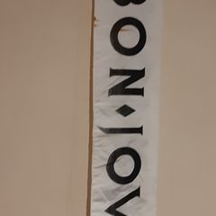 Bon jovi original vintage rock concert banner/scarf 1988