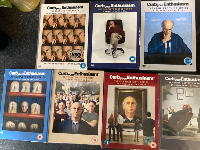 Curb Your Enthusiasm DVD Box Sets Bundle (Seasons 1-7) - Larry David HBO