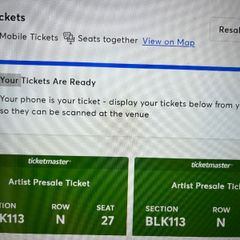 2 Dermot Kennedy Tickets 75 each