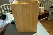 Waste paper basket wooden