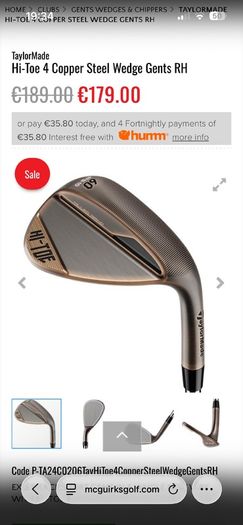 Taylormade 58 degree wedge