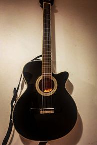 Richwood Hybrid Nylon Semi Electro Acoustic Guitar