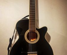 Richwood Hybrid Nylon Semi Electro Acoustic Guitar