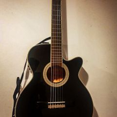Richwood Hybrid Nylon Semi Electro Acoustic Guitar