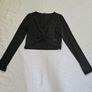 Krisa (Revolve) Black Cutout Crop Top Image 3