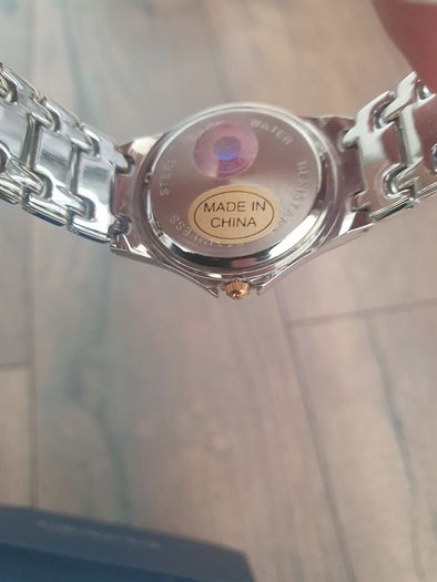 Geneva Wrist Watch Classic Collection Gift Set His And Hers Chrome/Gold Quartz