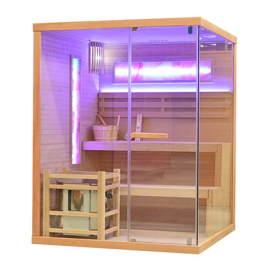 Finnish Sauna Ireland RIVER with Harvia Furnace 1500x1400x1920 mm (6 kW)