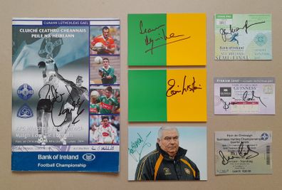 GAA legends autographs jerseys photos etc