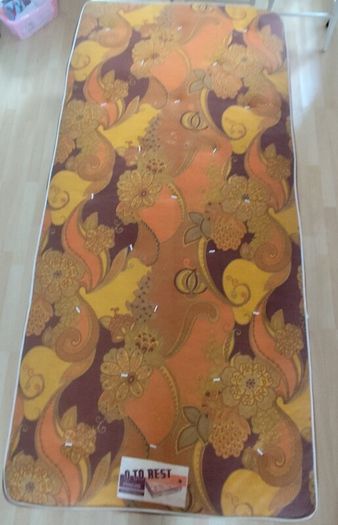 Vintage Psychedelic Groovy 1970s Sofa Bed