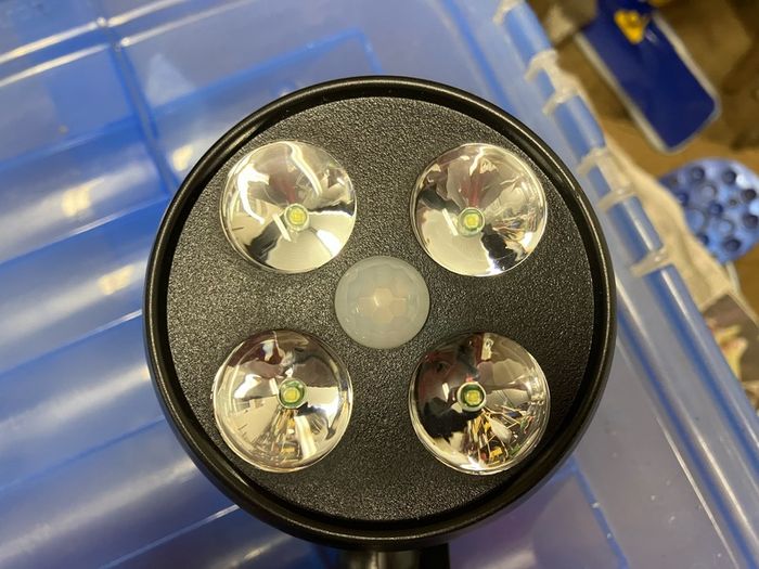 LED Spotlight with PIR motion sensor
