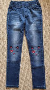 Elastic waist jeans size 146/152 brand new