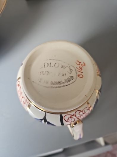 Sudlows china tea pot and milk jug