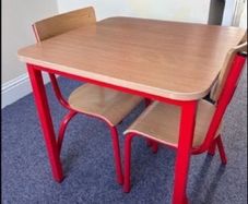 Table & 2x Chairs for Children's