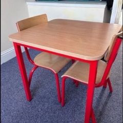 Table & 2x Chairs for Children's