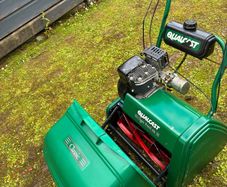 Qualcast classic 43s petrol cylinder mower