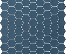 Hexa Aegean Blue Mosaic Hex Tiles 0.7m2