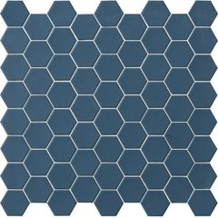 Hexa Aegean Blue Mosaic Hex Tiles 0.7m2